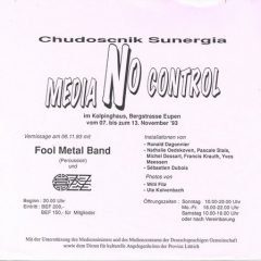 Medienausstellung « Media NO Control »